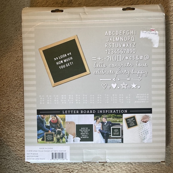 Felt Letter Board by Urban House - Picture 3 of 3